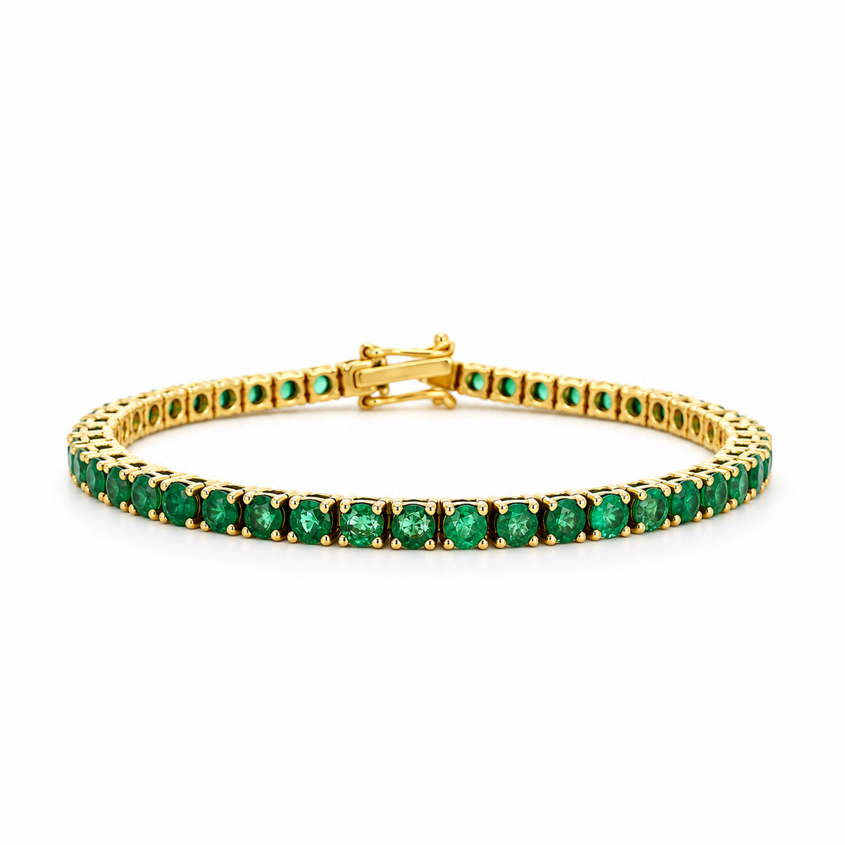 Emerald Tennis Bracelet