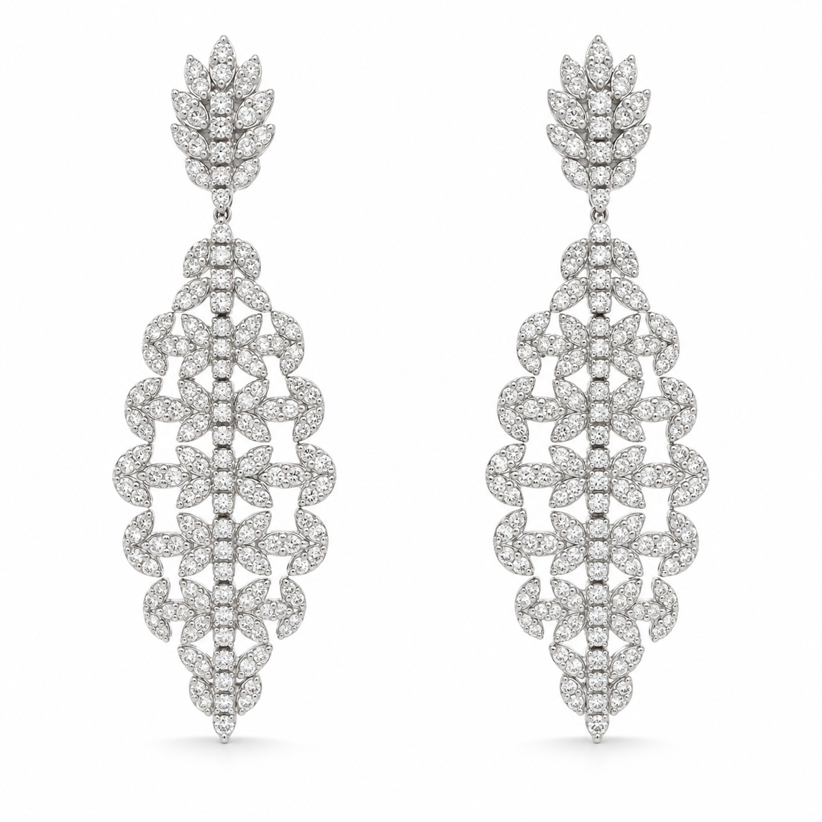Diamond Chandelier Earrings