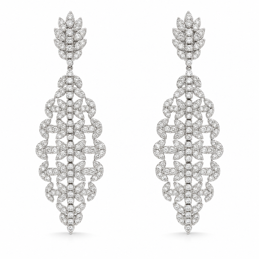 Diamond Chandelier Earrings