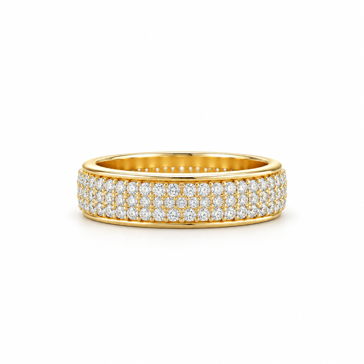 Classic Pavé Diamond Band
