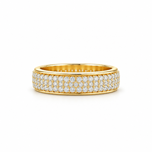 Classic Pavé Diamond Band