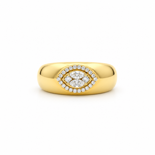 Marquise Eye Diamond Ring