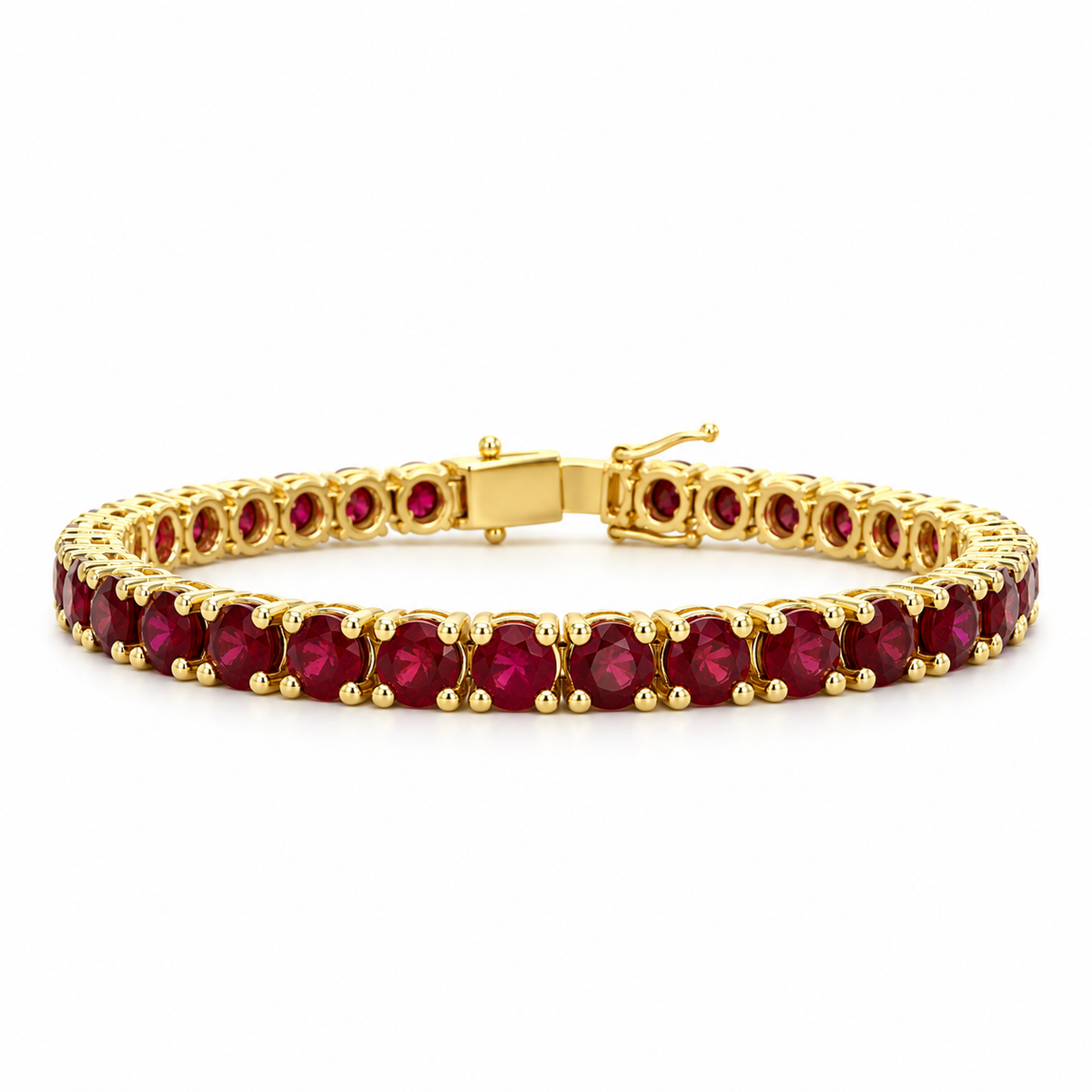 Ruby Tennis Bracelet