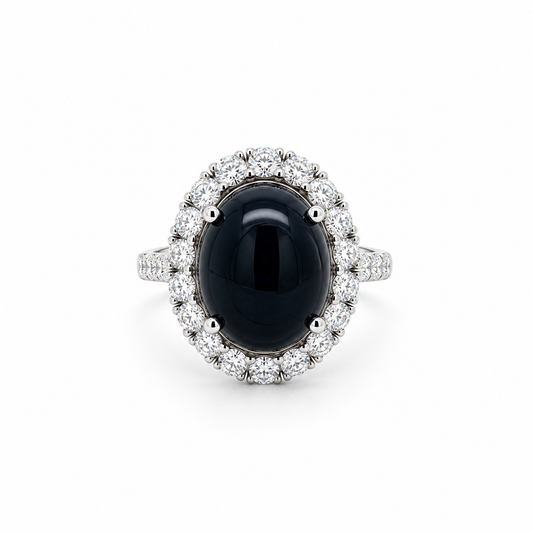 Sapphire Éclipse Diamond Ring