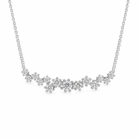 Floral Field Diamond Necklace