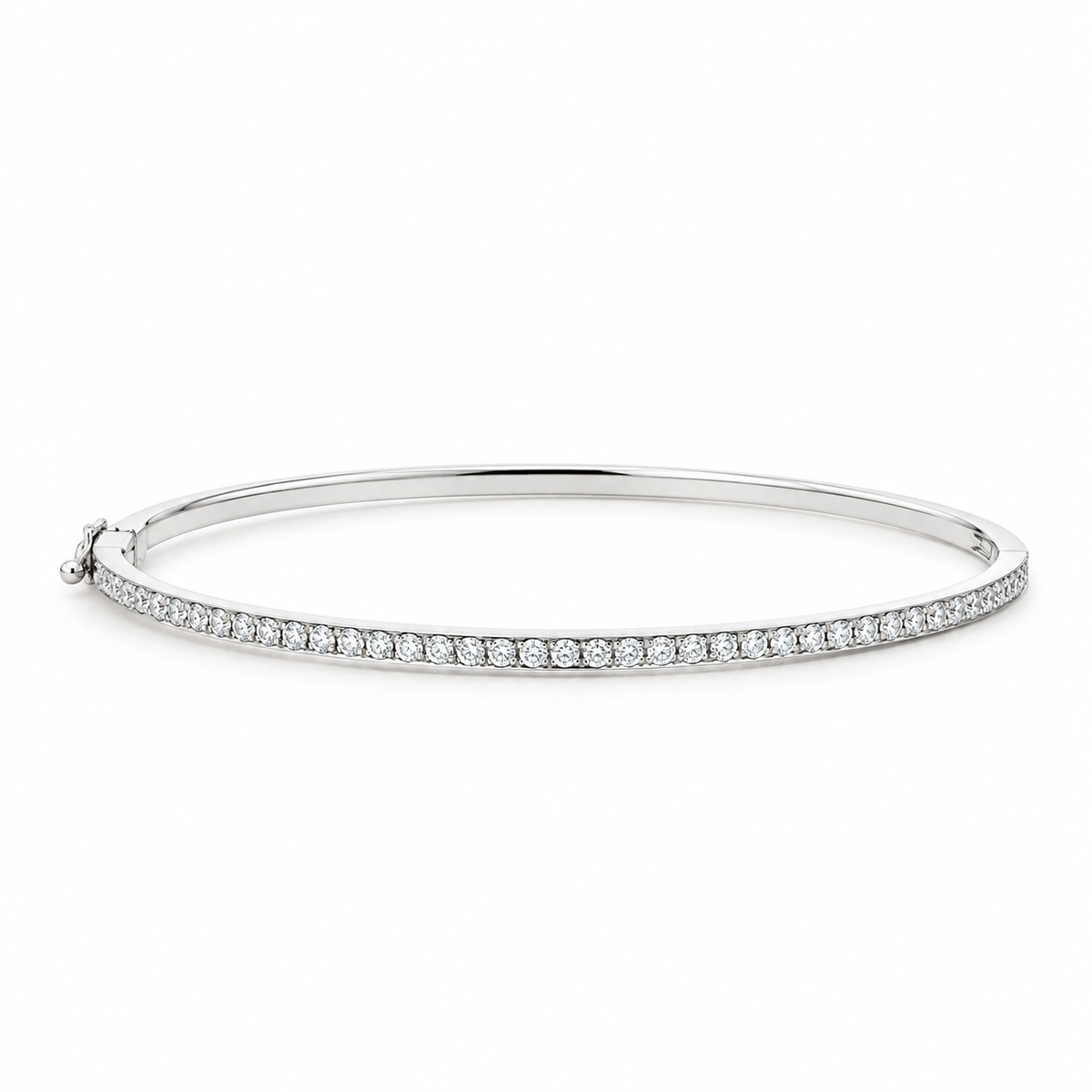 Diamond Line Bangle