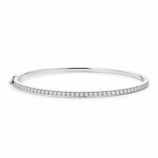 Diamond Line Bangle