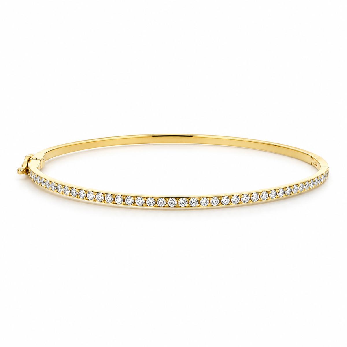 Diamond Line Bangle