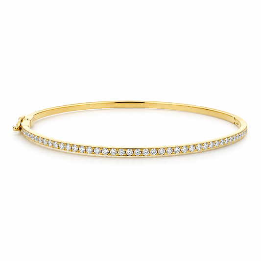 Diamond Line Bangle