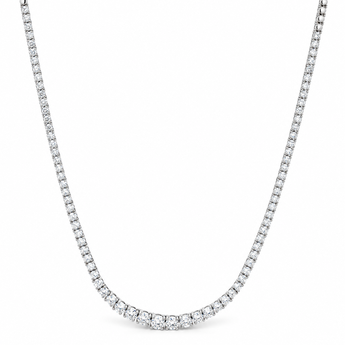 Dégradé Diamond Tennis Necklace