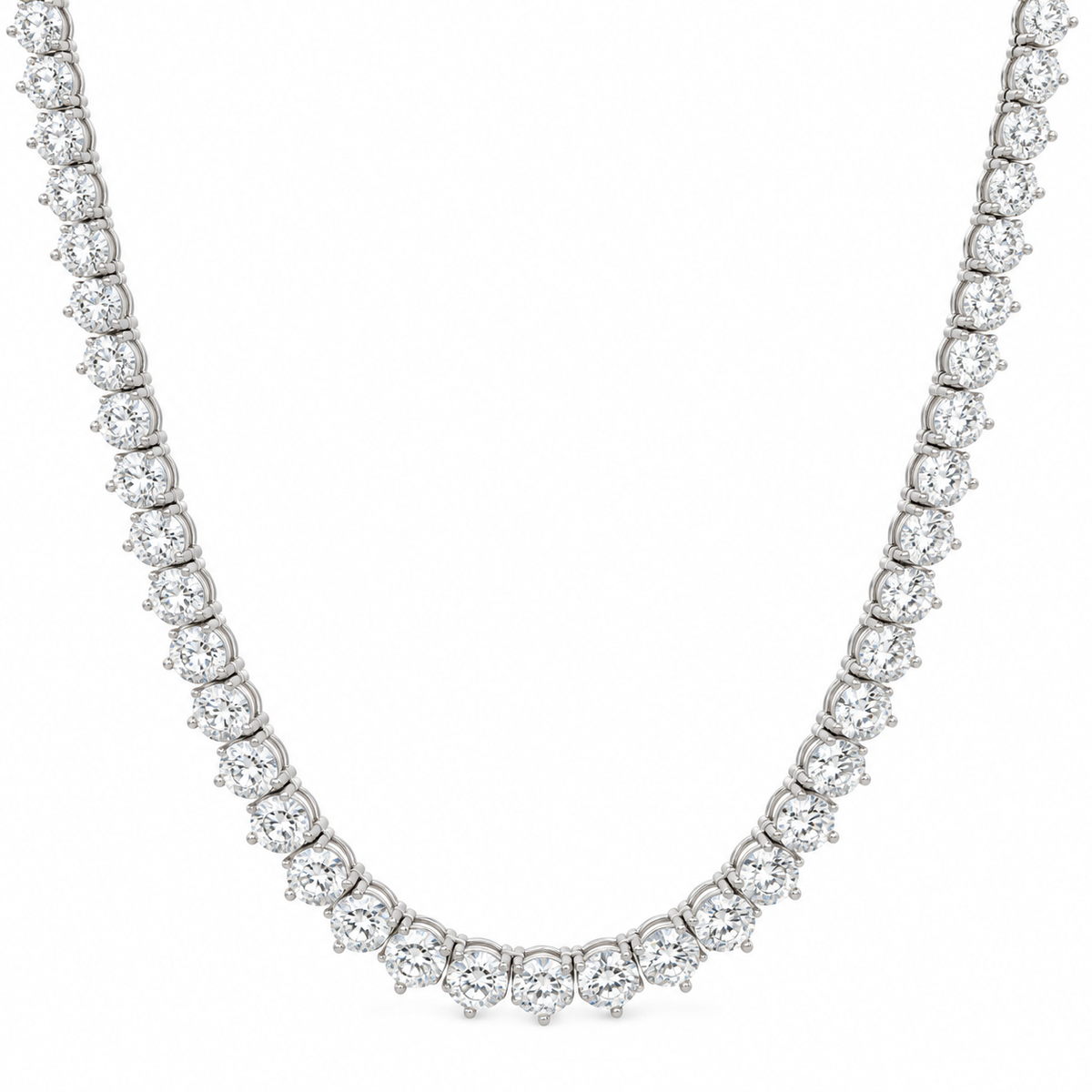 Classic Diamond Tennis Necklace
