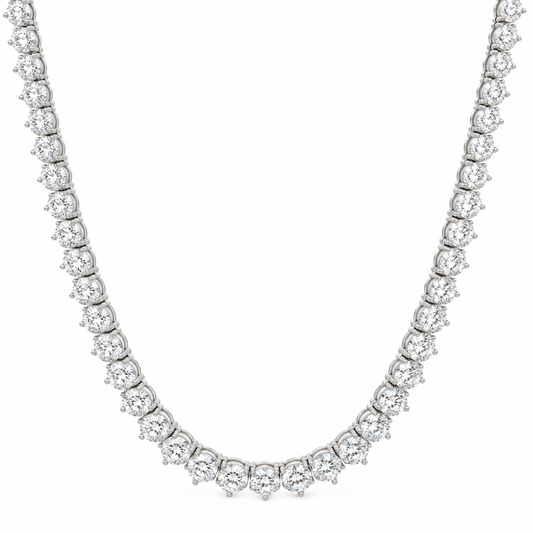 Classic Diamond Tennis Necklace