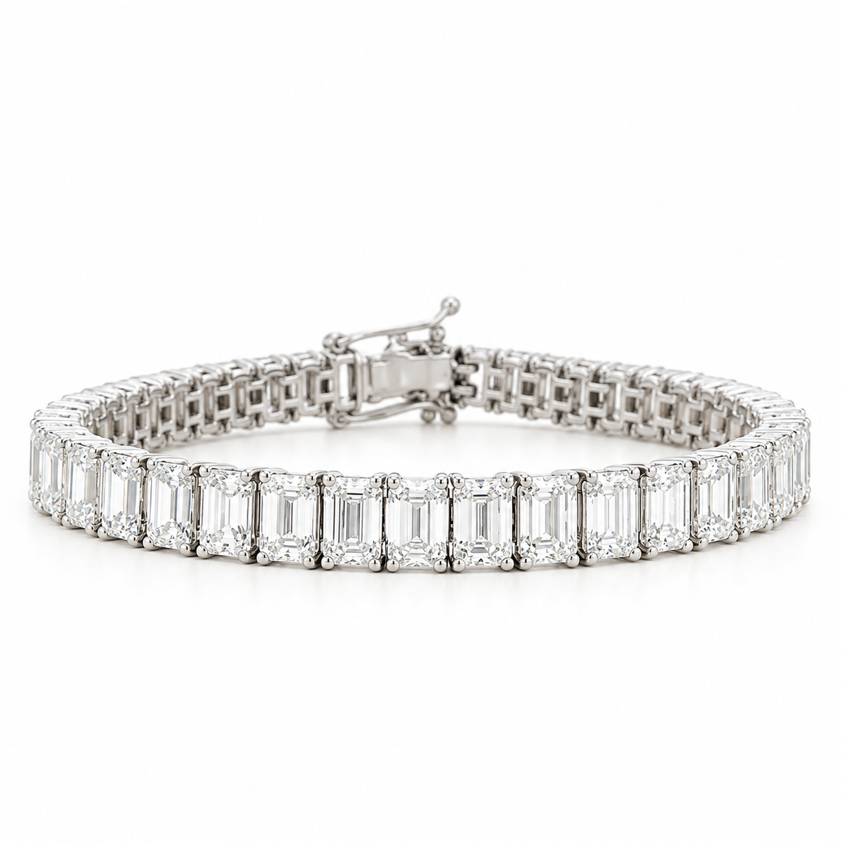 Signature Emerald-Cut Tennis Bracelet