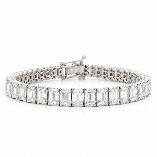 Signature Emerald-Cut Tennis Bracelet