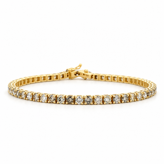 Champagne Ombrè Diamond Tennis Bracelet