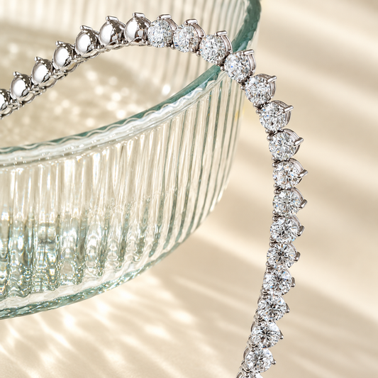 Diamond Graduated Tennis Necklace
