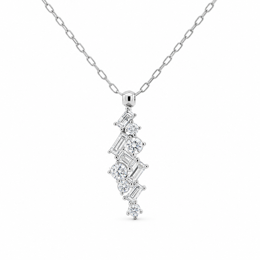 Cascading Diamond Necklace