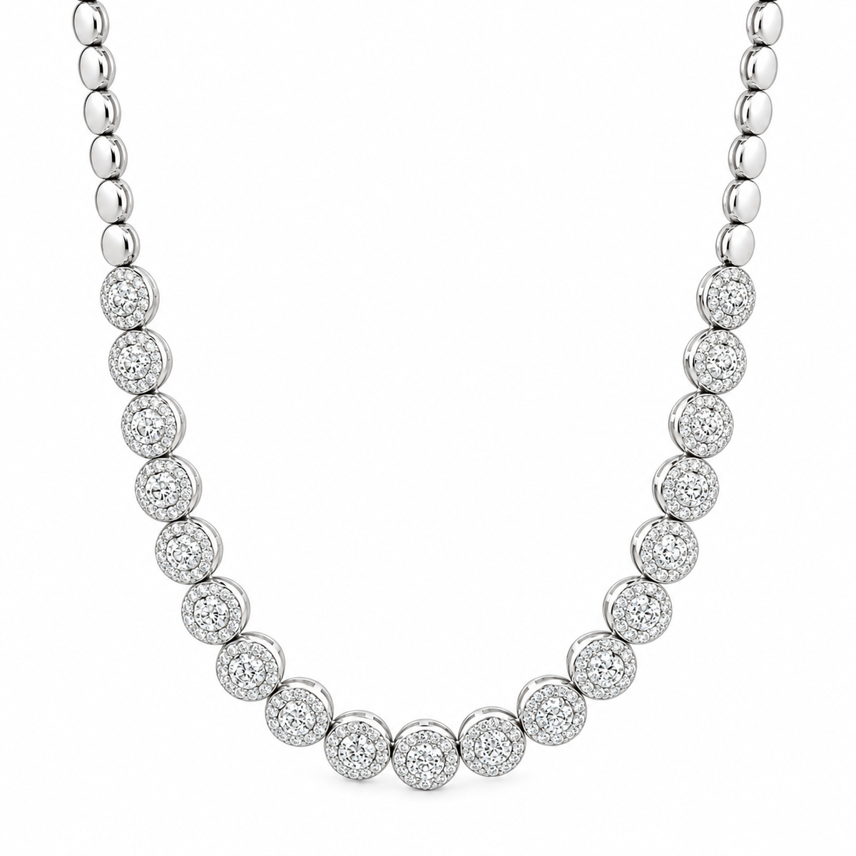 Diamond Station Necklace