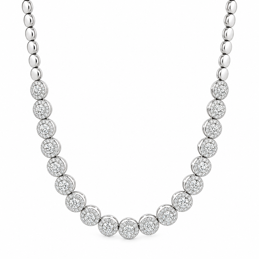 Diamond Station Necklace