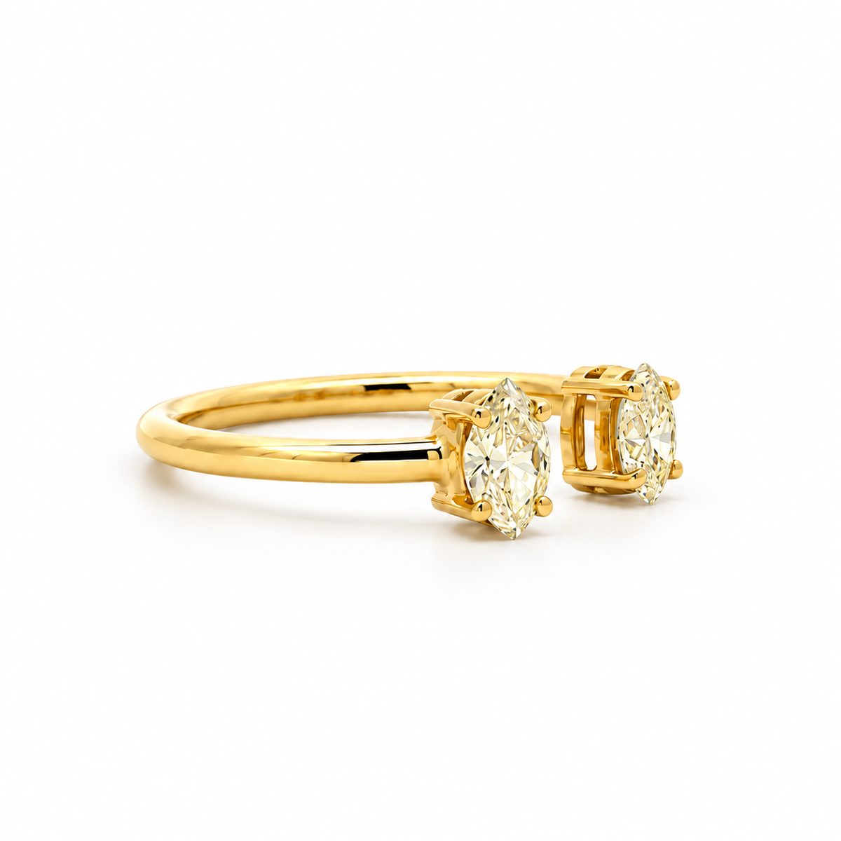 Marquise Toi et Moi Diamond Ring
