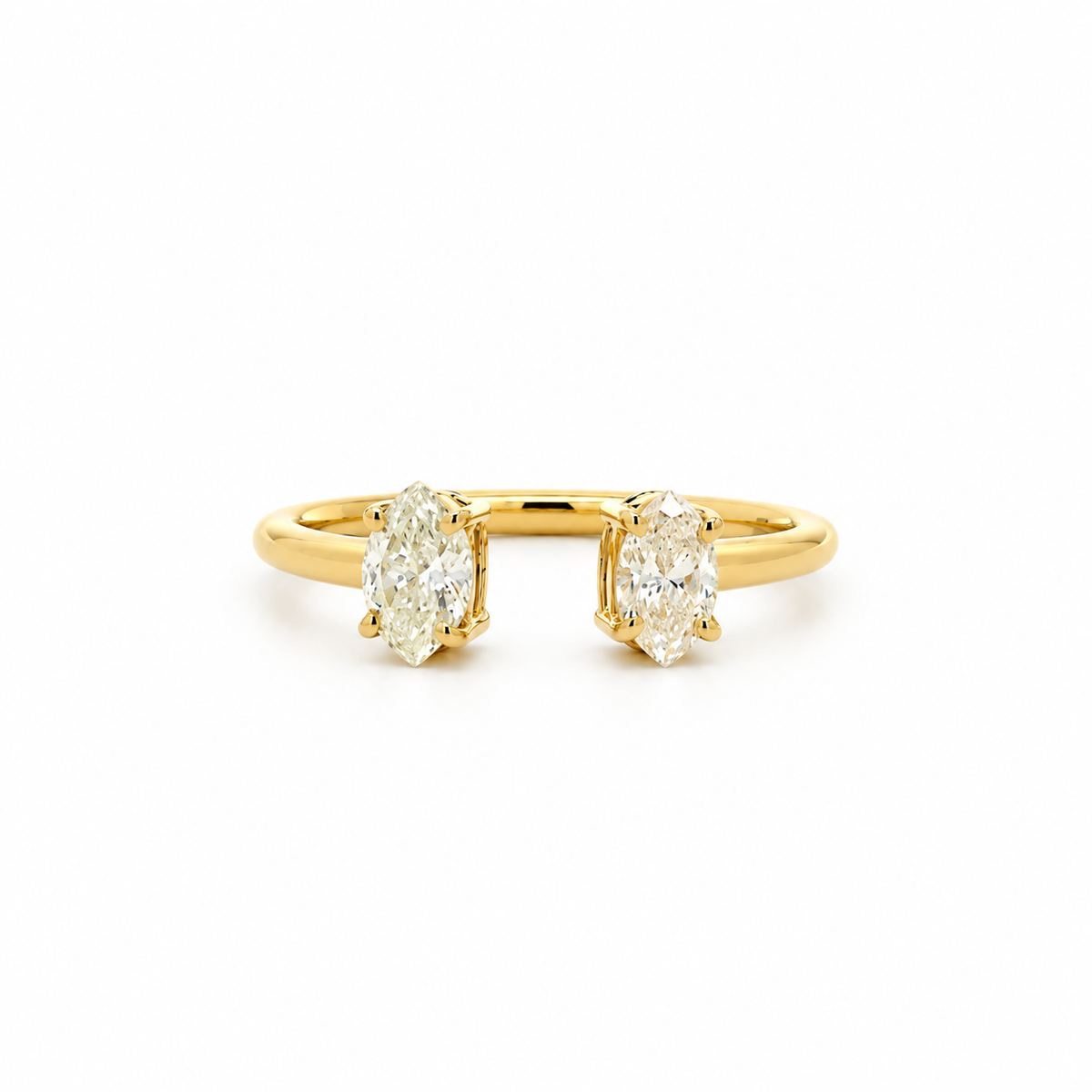 Marquise Toi et Moi Diamond Ring