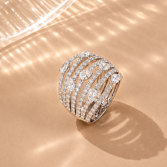 Dancing Pear Diamond Rows Band