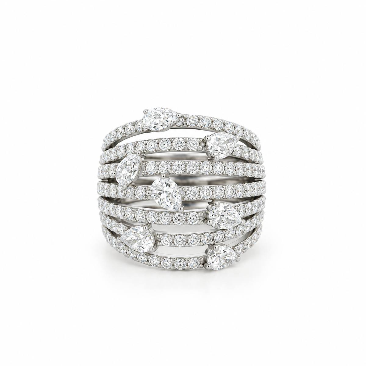 Dancing Pear Diamond Rows Band