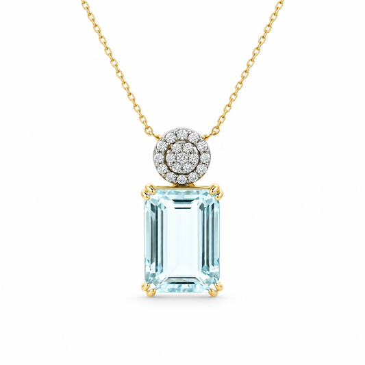 Skyline Blue Topaz Necklace