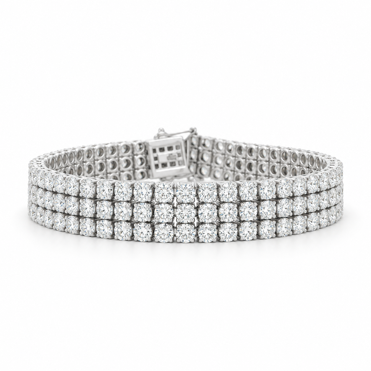 Trio Classic Diamond Tennis Bracelet