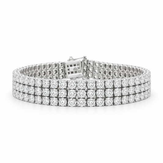 Trio Classic Diamond Tennis Bracelet