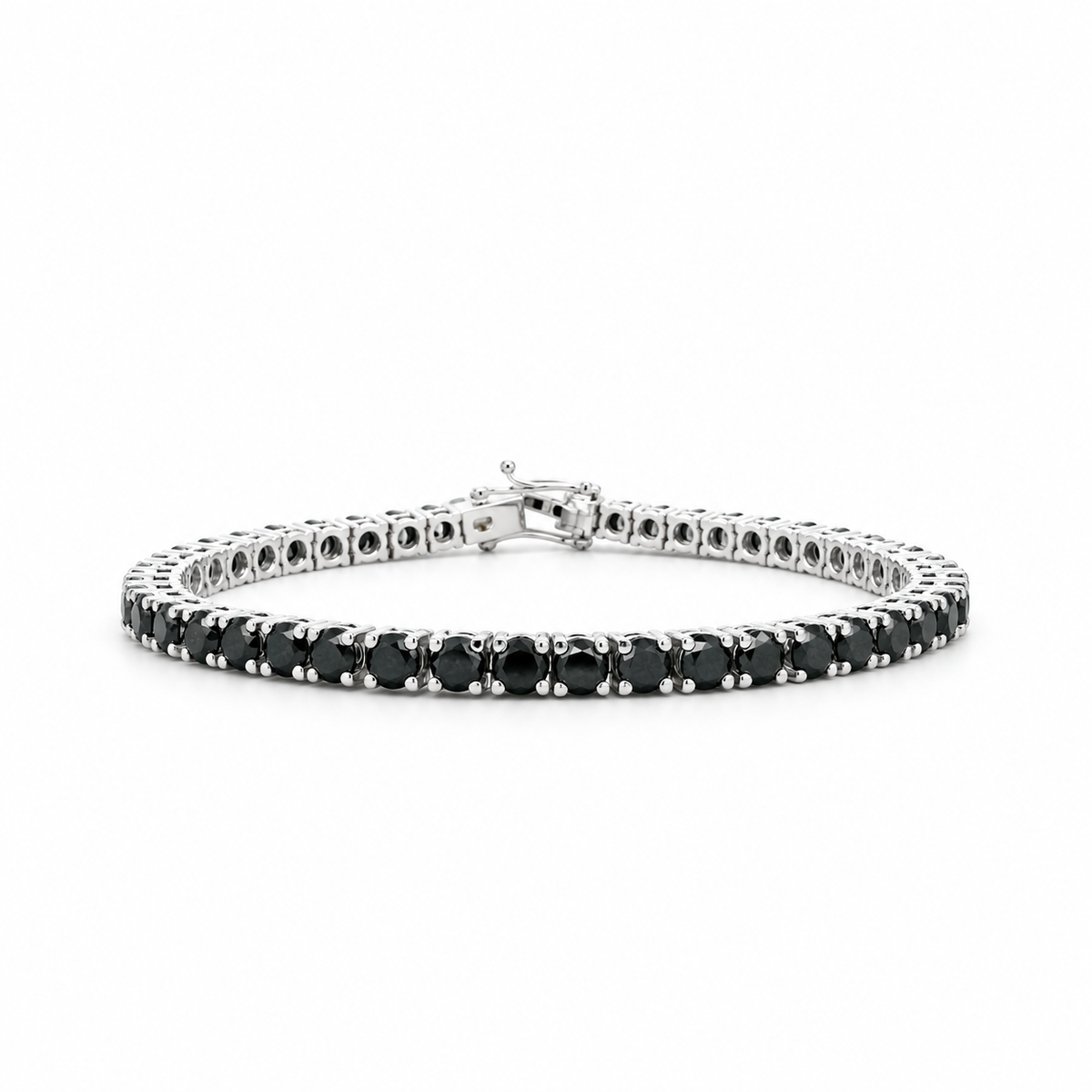 Black Diamond Tennis Bracelet