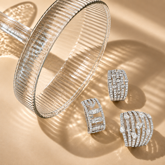 Baguette Columns Diamond Ring