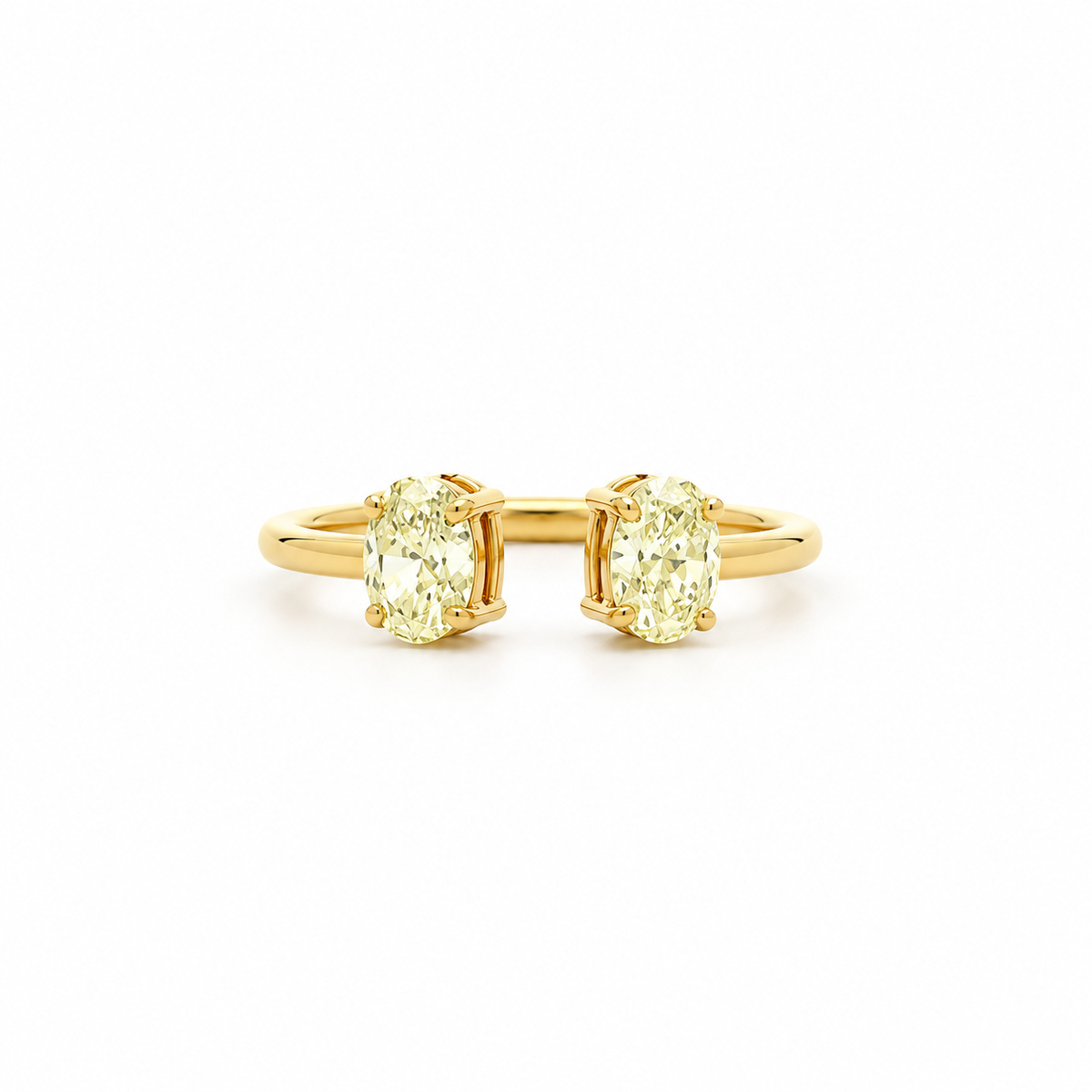 Oval Moi et Toi Diamond Ring