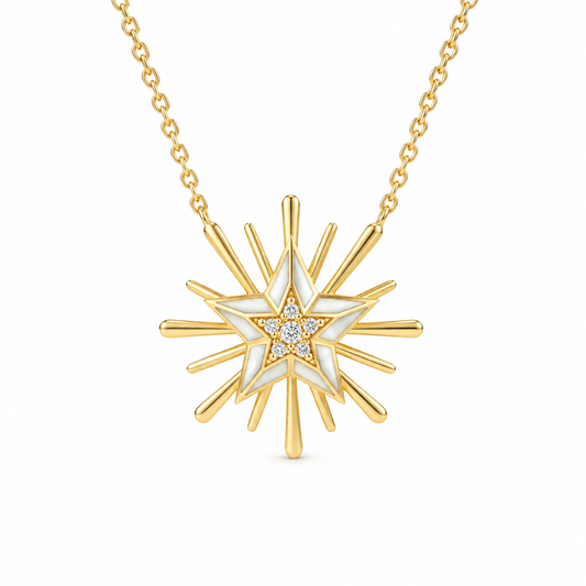 Starburst Diamond Necklace
