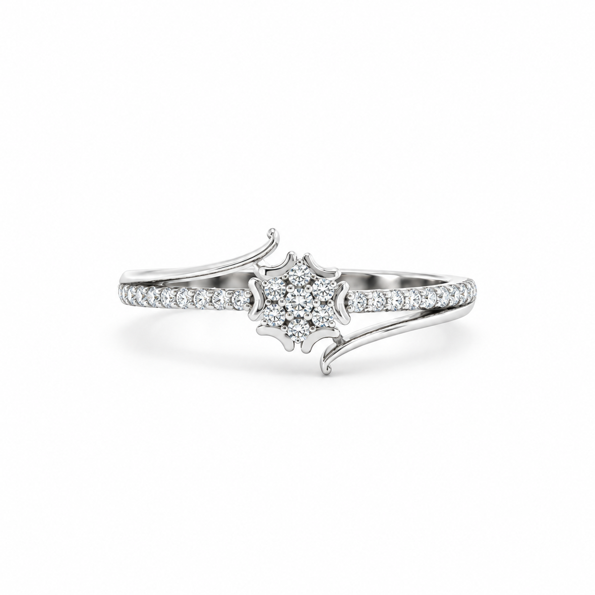 Astral Diamond Ring in white gold