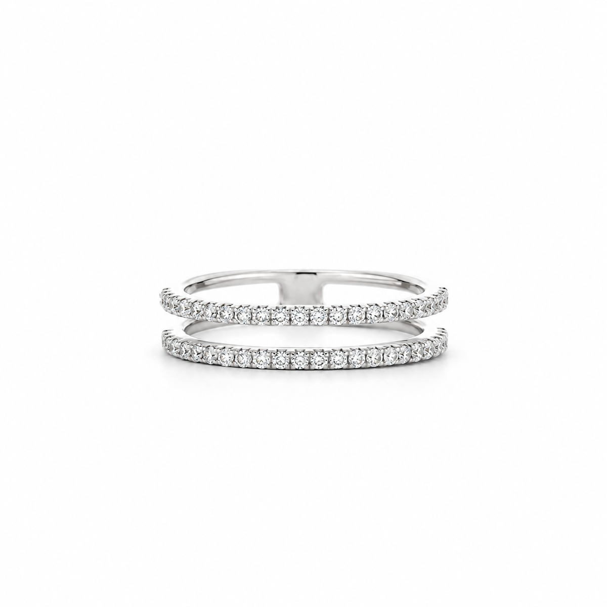 Double Row Diamond Ring