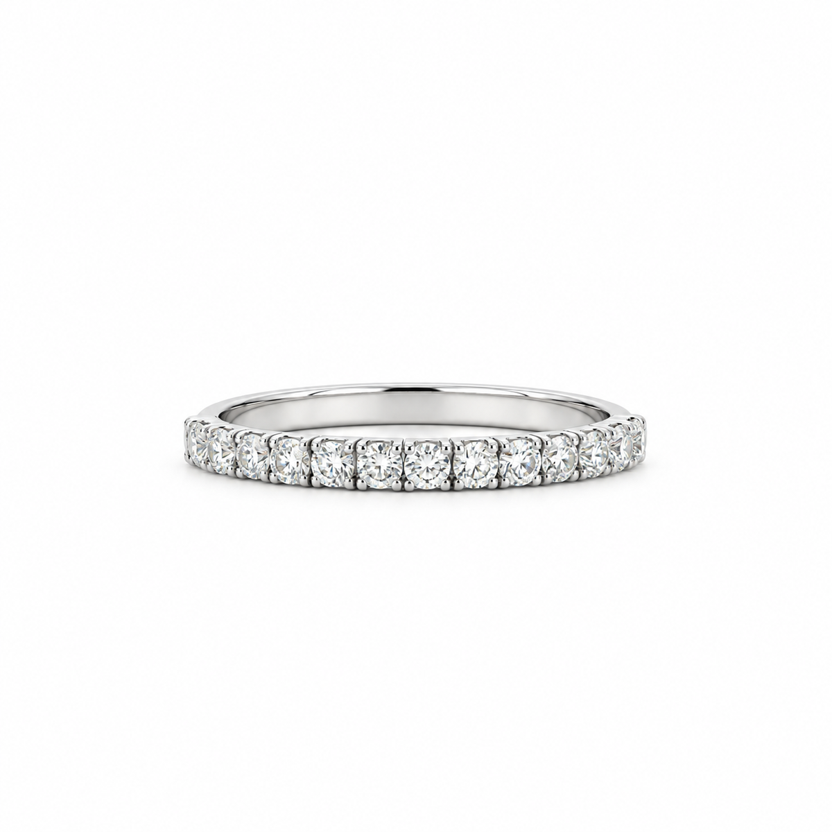 Classic Brilliance Diamond Band in white gold