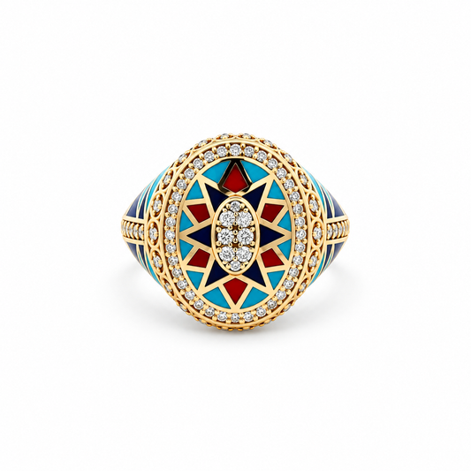 Mosaic Royale Diamond Ring