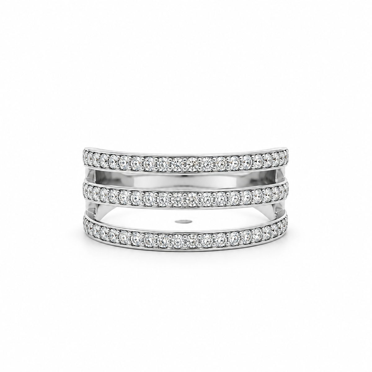 Trielle Diamond Ring in white gold