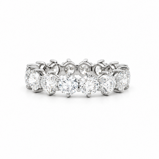 Lumière Eternity Diamond Band in white gold