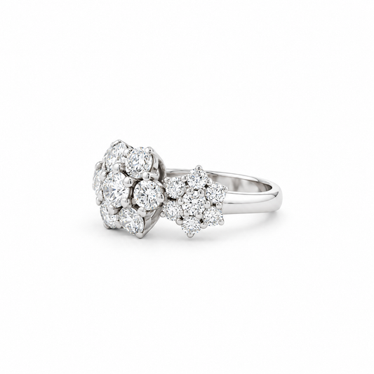 Rosette Diamond Ring by Izmirian Jewellery