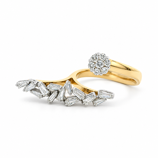 Diamond Open Drift Ring
