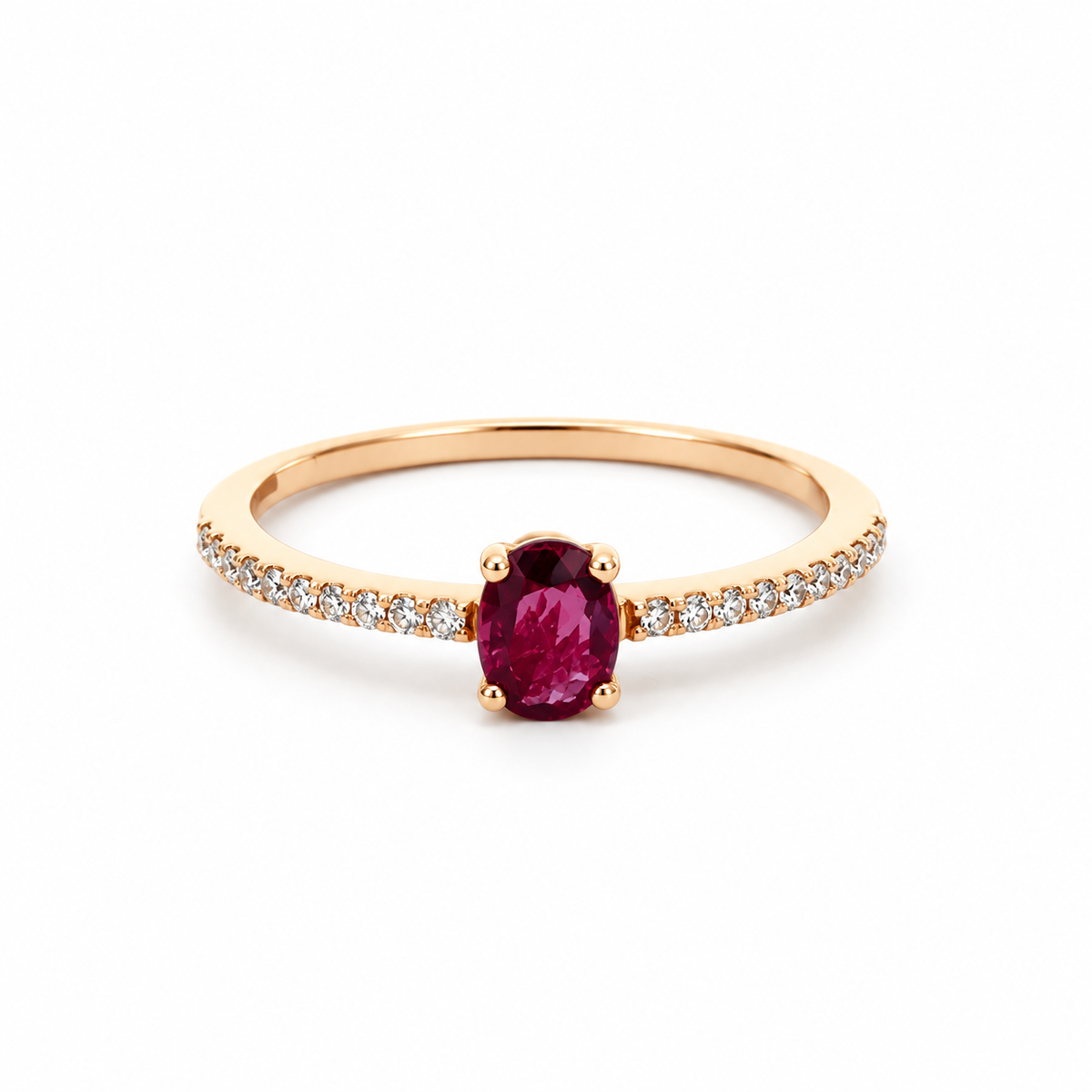 Ruby Élan Diamond Ring