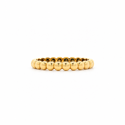 Bubble Gold Band Ring