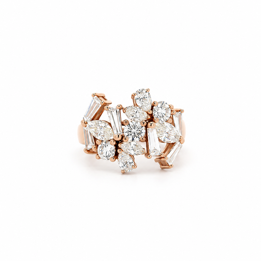 Mosaic Diamond Ring