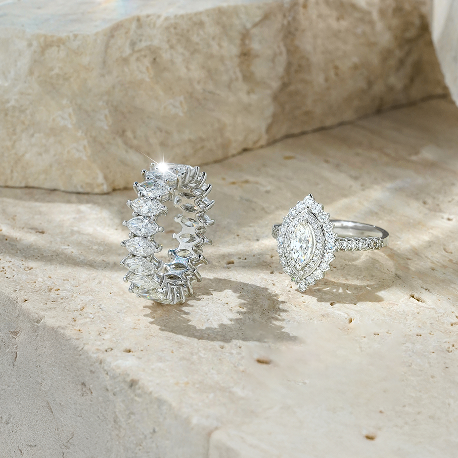 Marquise Diamond Eternity Band