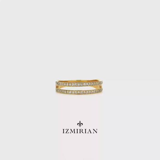 Linea Duo Diamond Ring