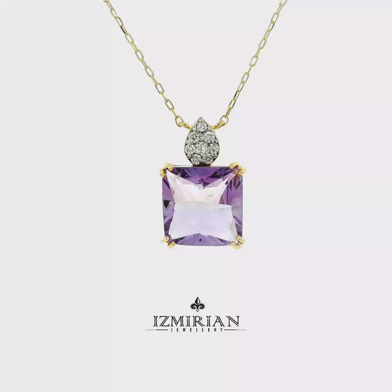 amethyst_diamond_drop_pendant_video