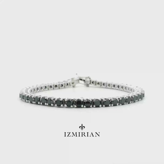 Black Diamond Tennis Bracelet