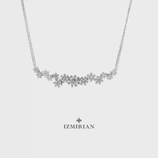 Floral Field Diamond Necklace